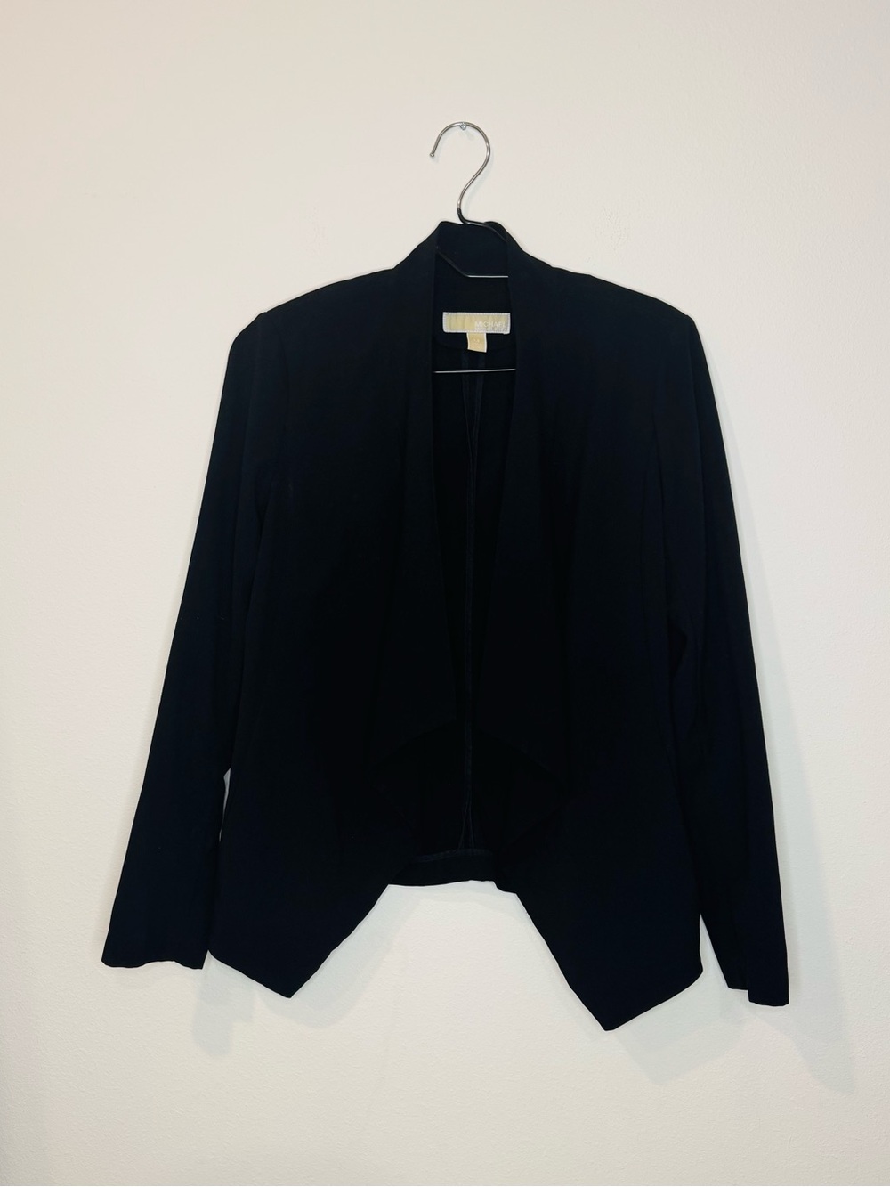 Michael Kors Black Open Front Blazer/Cardigan Size XS